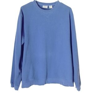 CLASSIC ELEMENTS Crewneck Sweatshirt, Women’s Size M, Blue
